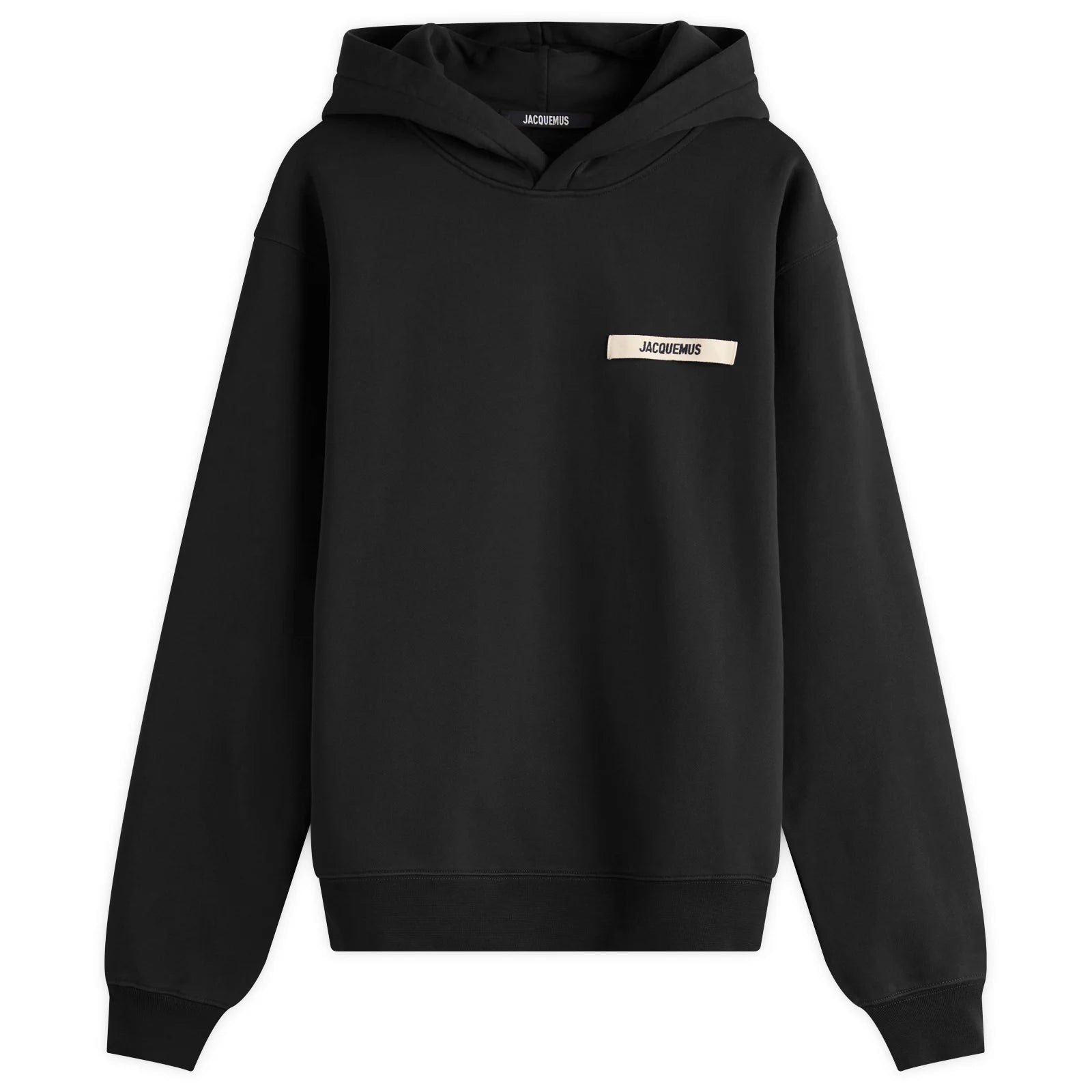Jacquemus Grosgrain Black Hoodie