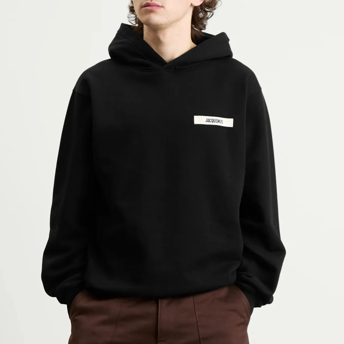 Jacquemus Grosgrain Black Hoodie