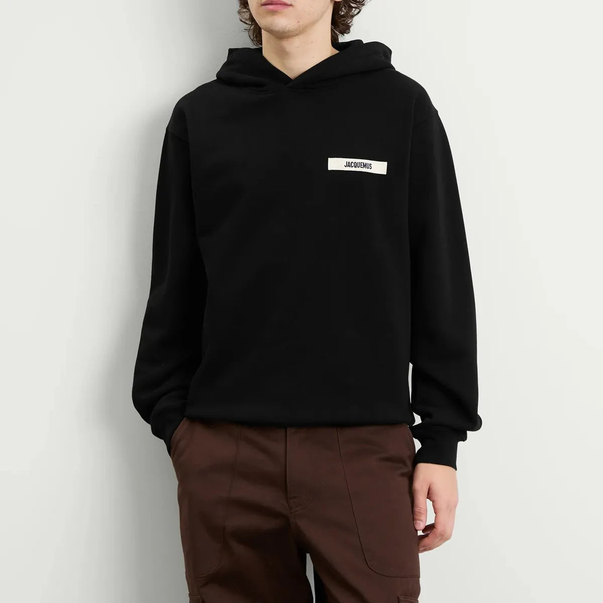 Jacquemus Grosgrain Black Hoodie