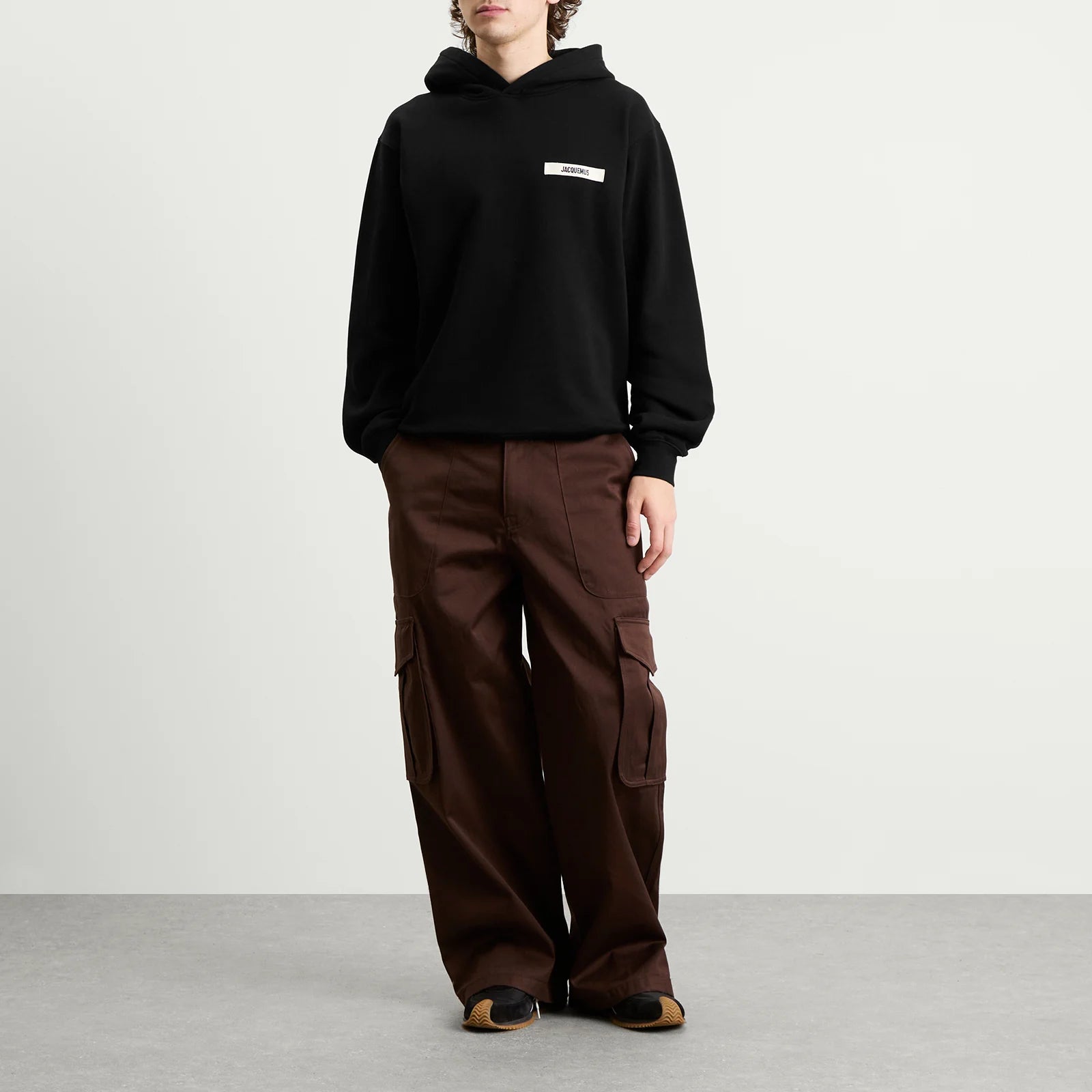 Jacquemus Grosgrain Black Hoodie
