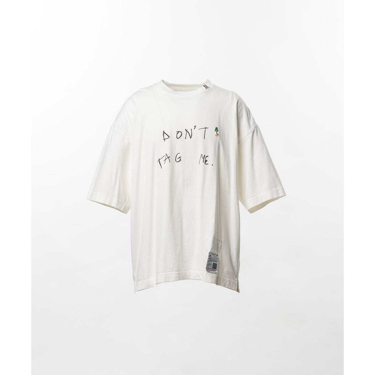 Maison Mihara Don't Tag Me. Printed T-shirt