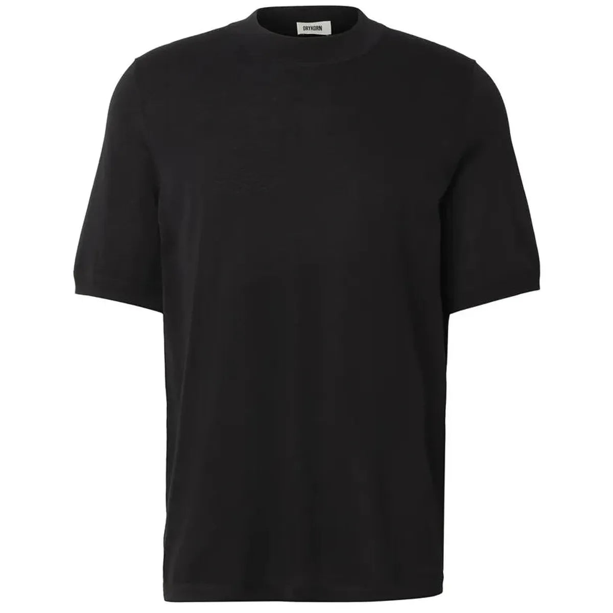 Drykorn Micano Black Wool T-Shirt