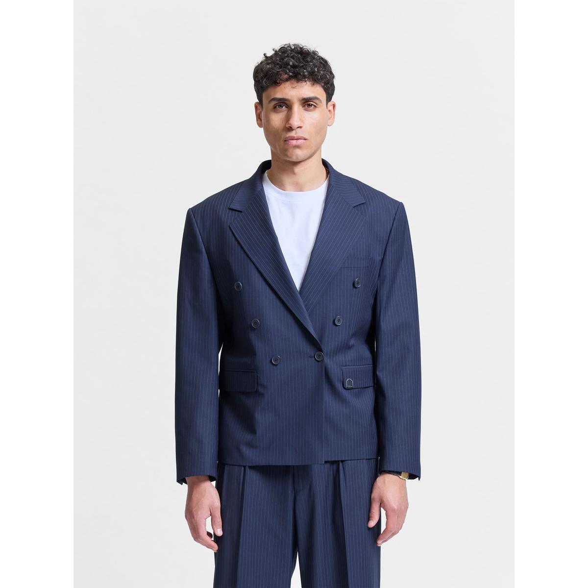 Reternity Signe Suit Pinstripe Blue