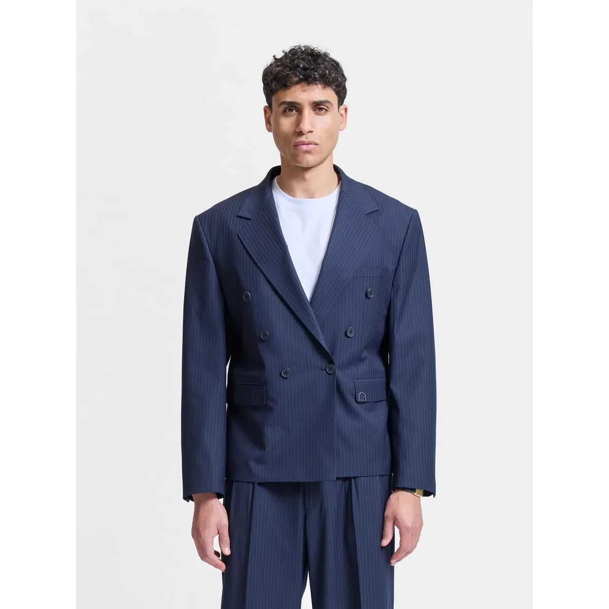 Reternity Signe Blazer - Pinstripe Blue