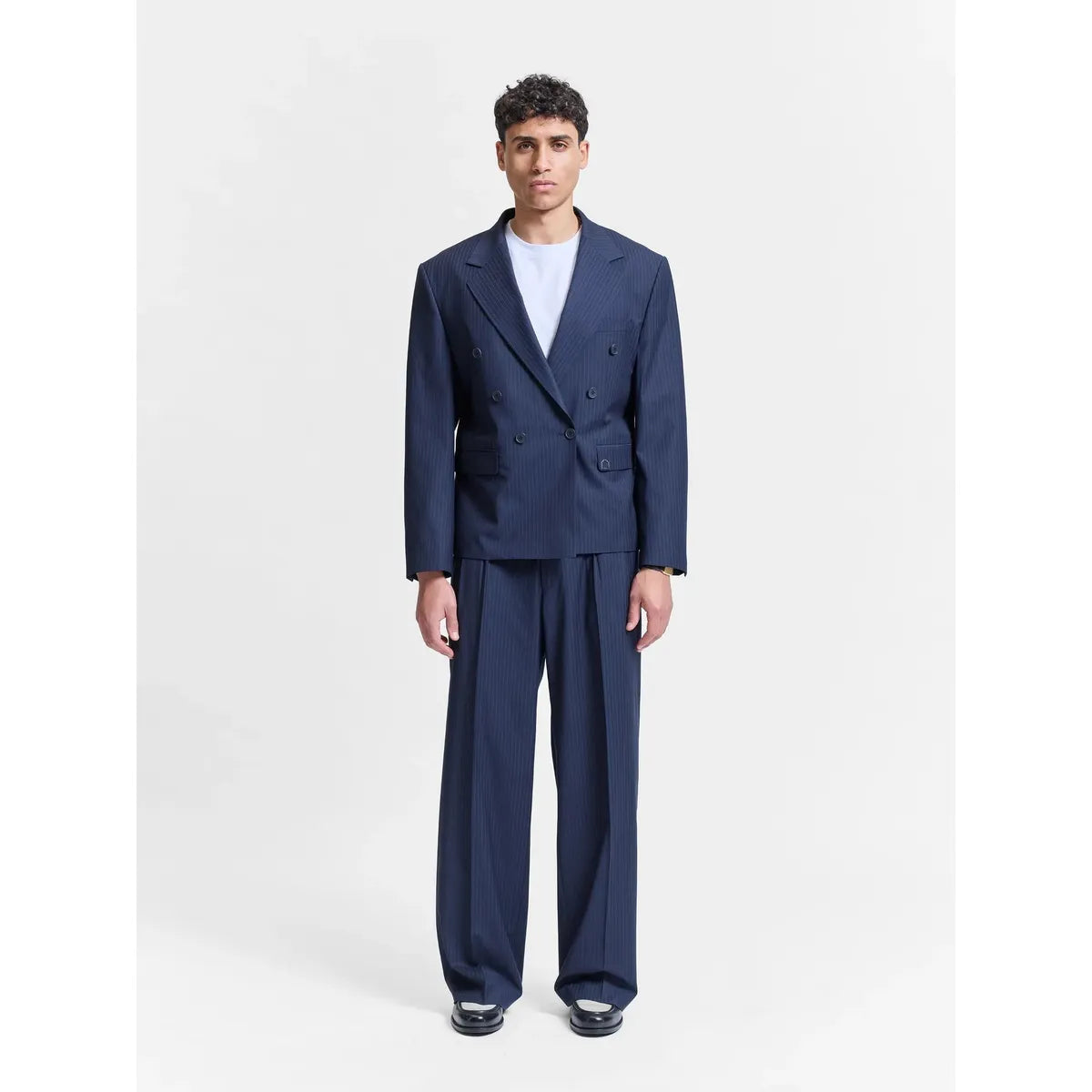 Reternity Signe Blazer - Pinstripe Blue