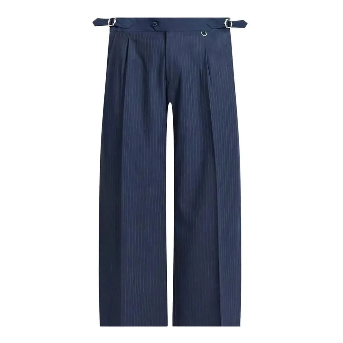 Reternity Tailored Baggy Pants - Pinstripe Blue