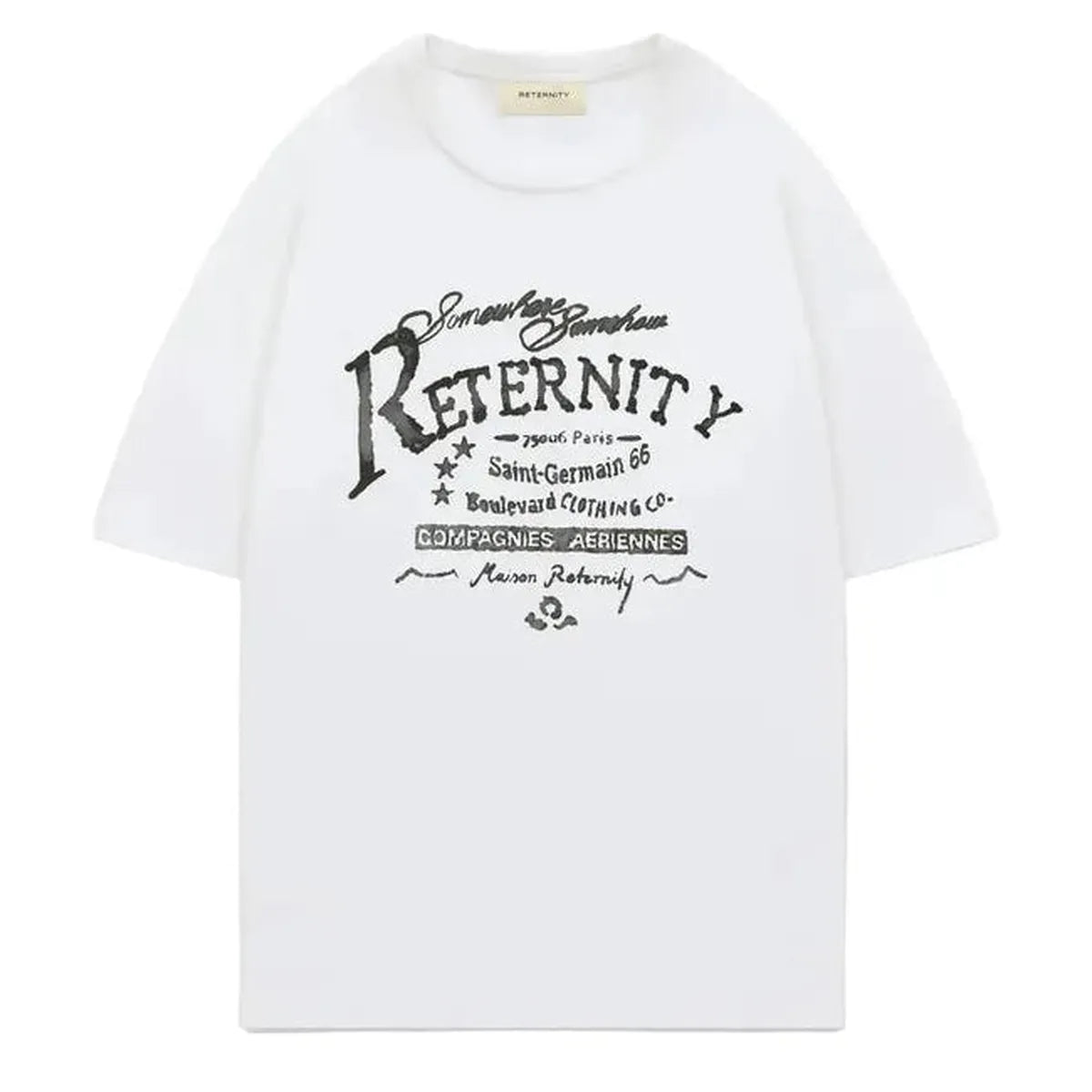 Reternity Somewhere Somehow Regular Fit T-Shirt - White