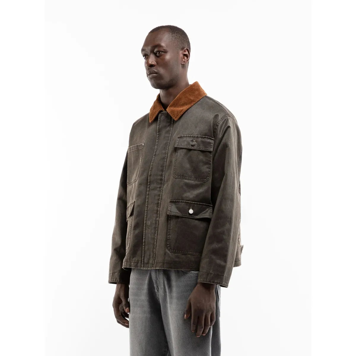 Reternity Waxed Hunting Jacket - Dark Blue