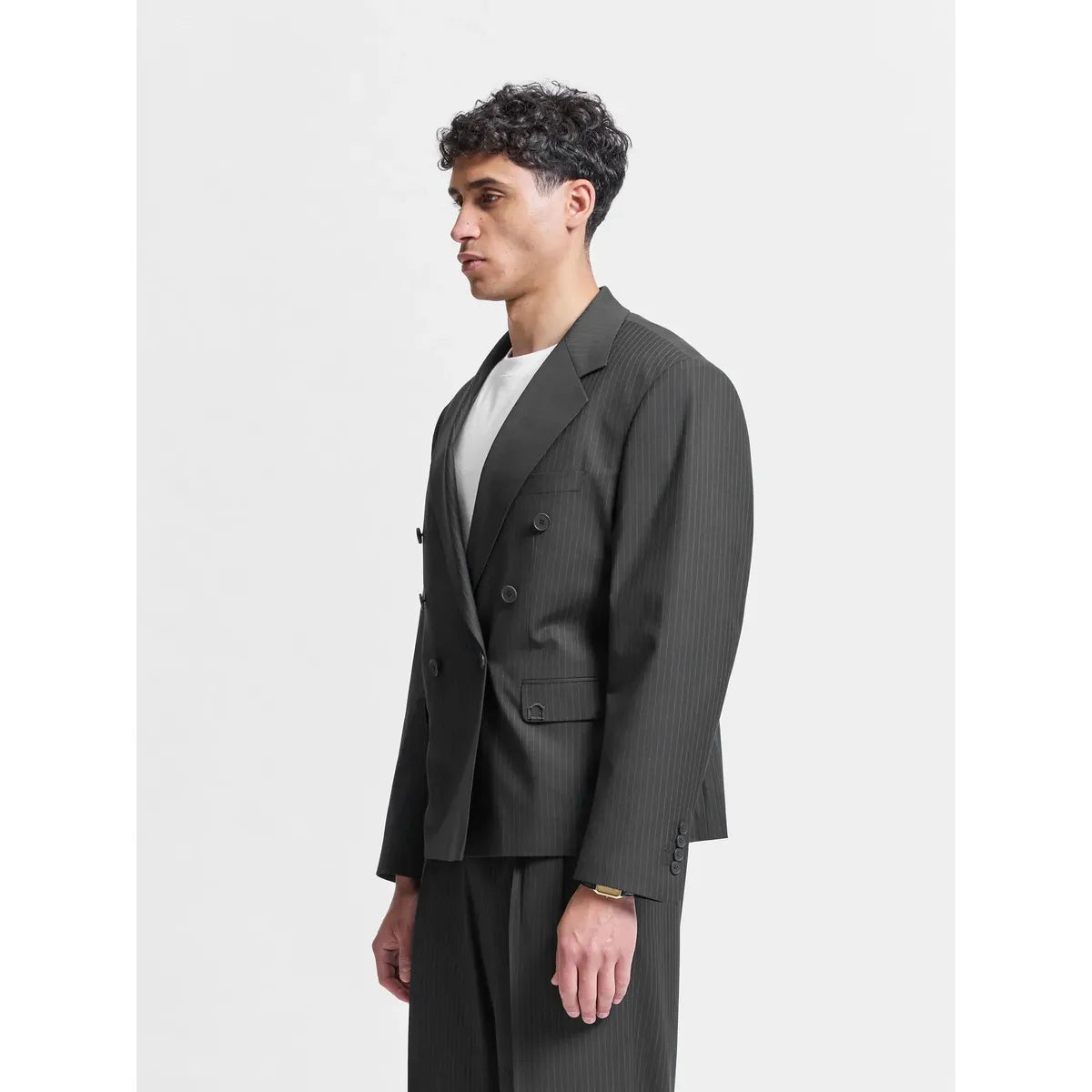 Reternity Signe Blazer - Pinstripe Grey