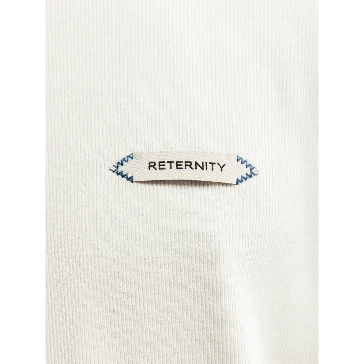 Reternity L’Atelier Line Rib T-Shirt - Off White