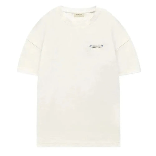Reternity L'Atelier Rib T-Shirt in Off-White