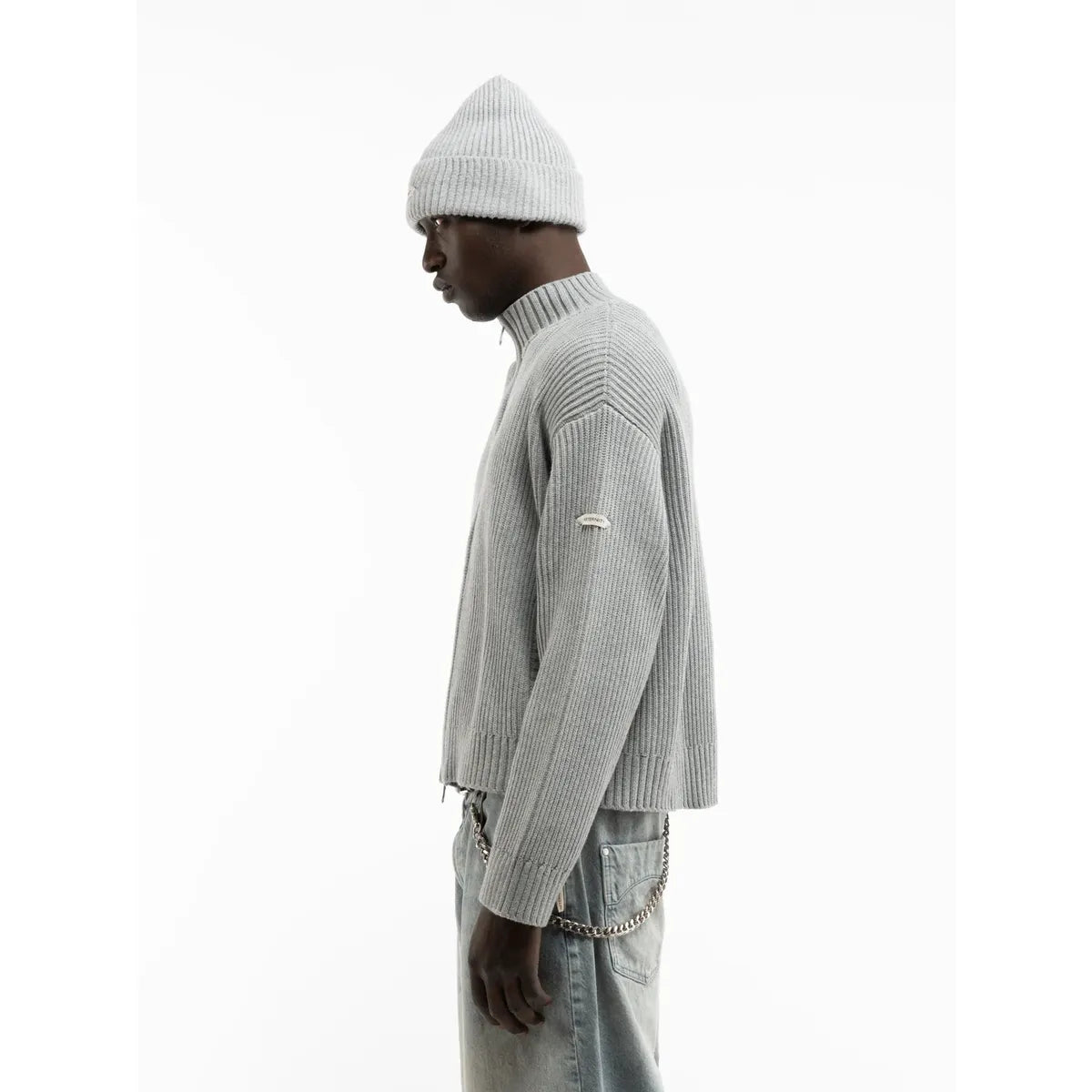 Reternity L’Atelier Line Knit Zipper - Grey