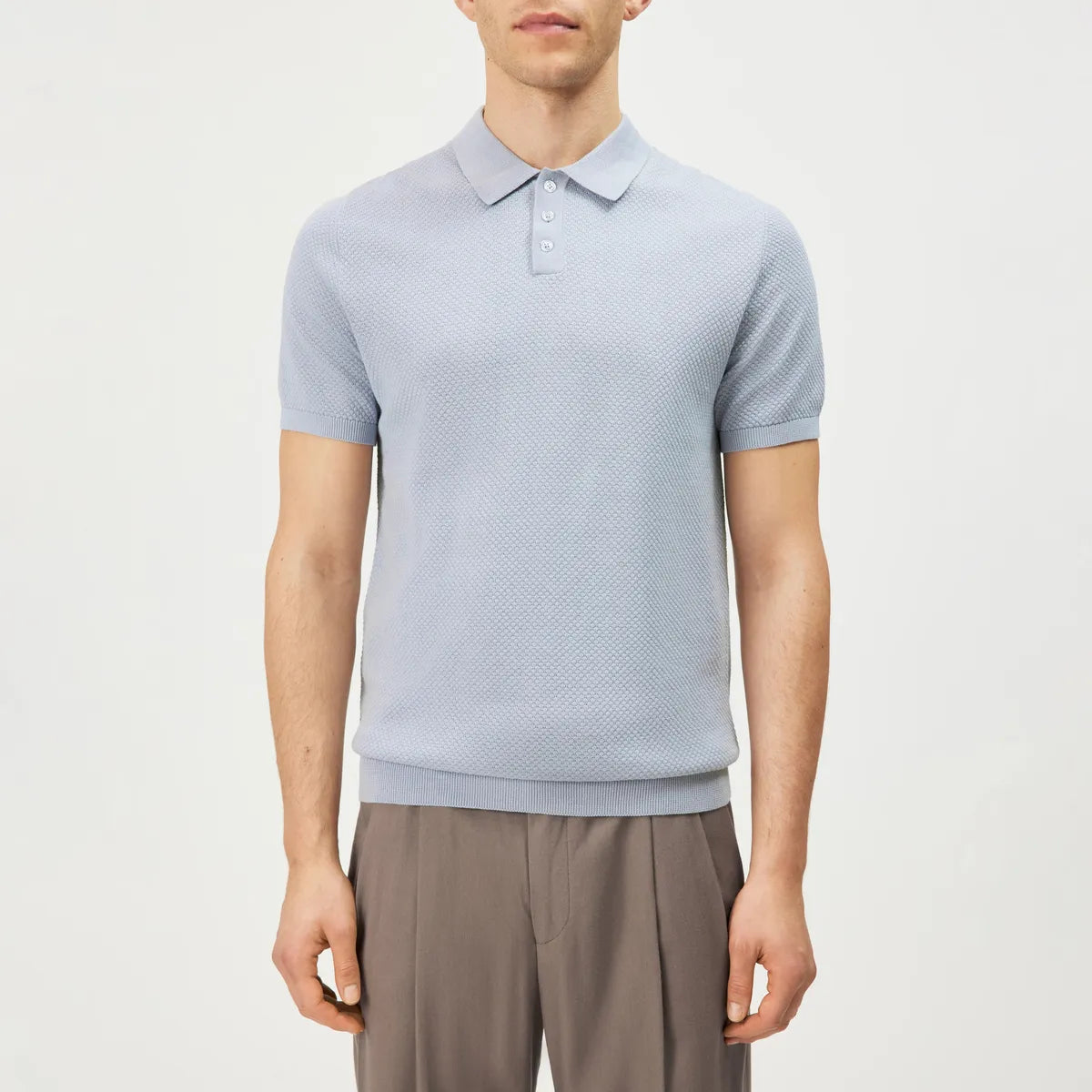 Drykorn Triton Light Blue Polo Shirt