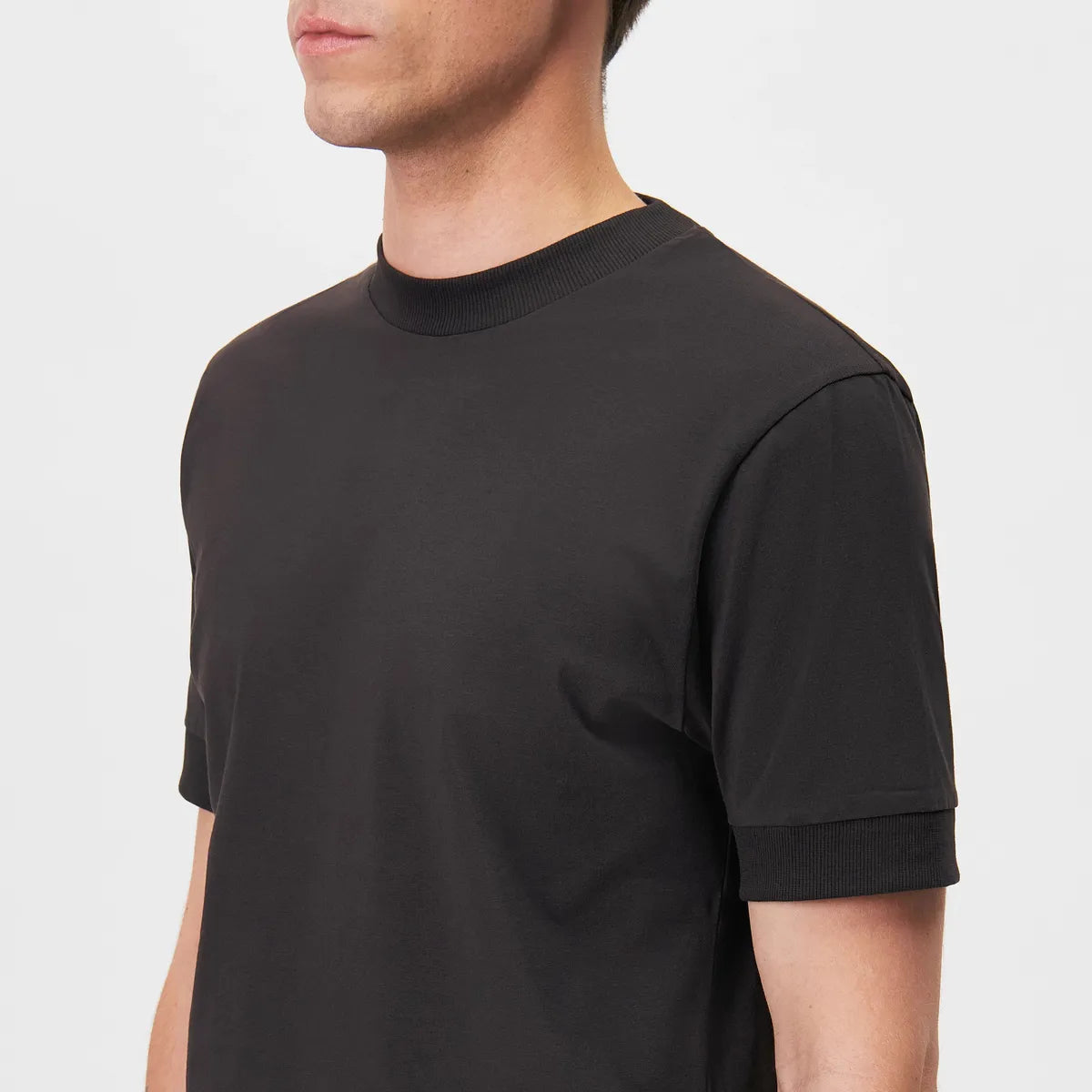 Drykorn Anton Brown Fitted T shirt