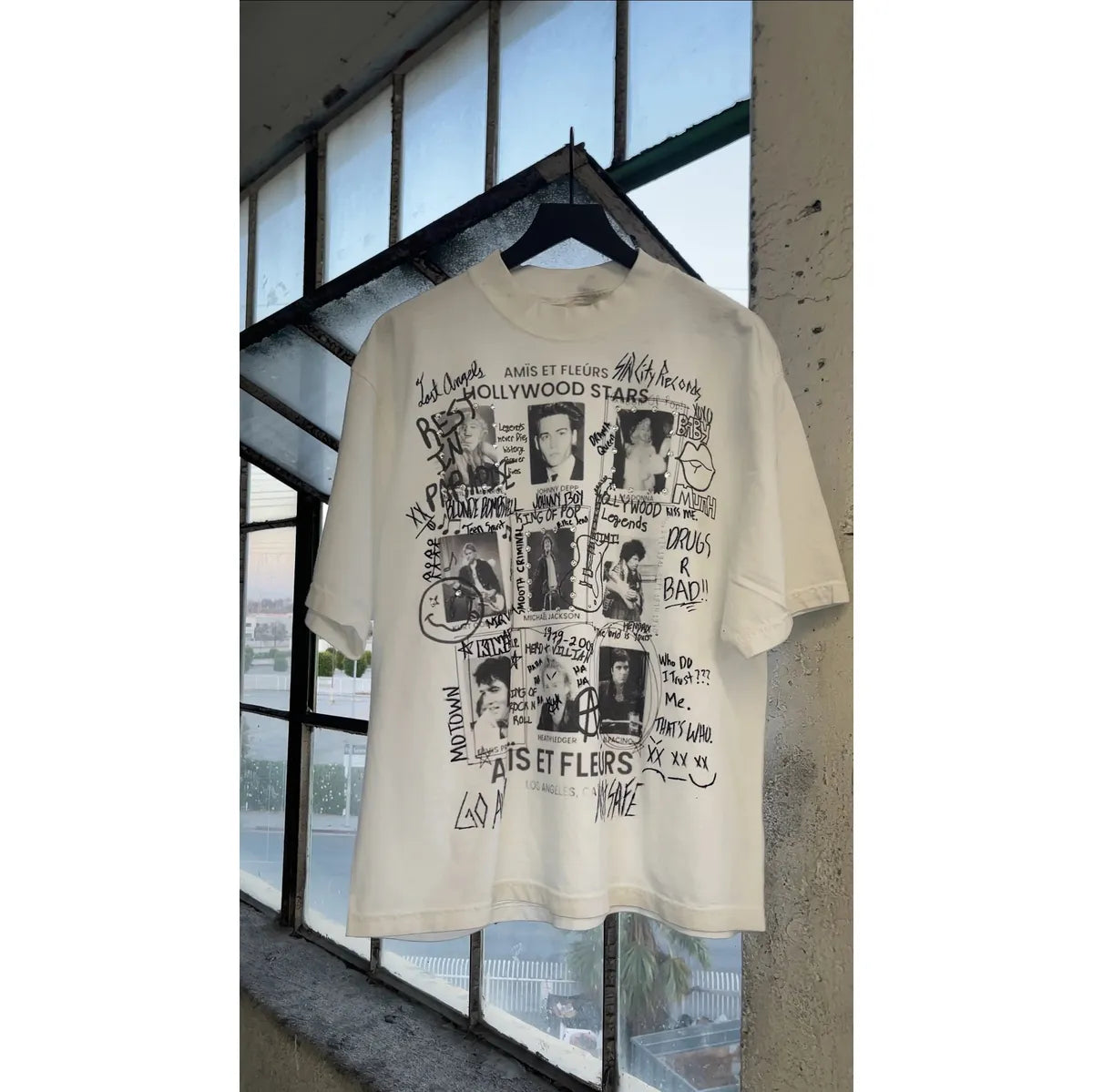 Amis Et Fleurs Hollywood Stars T-shirt