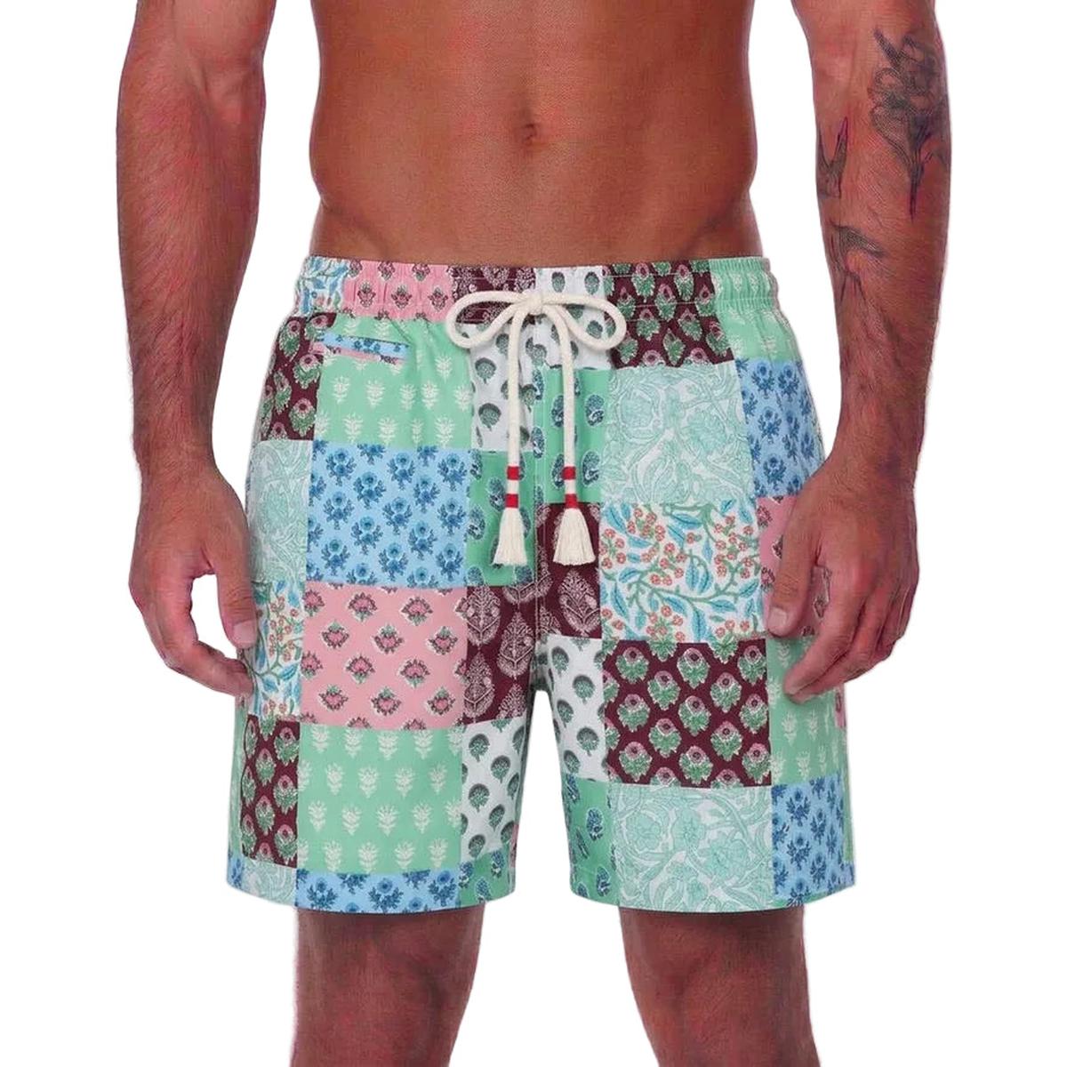 MC2 Saint Barth Caprese Swim Shorts in Flower Patch Print