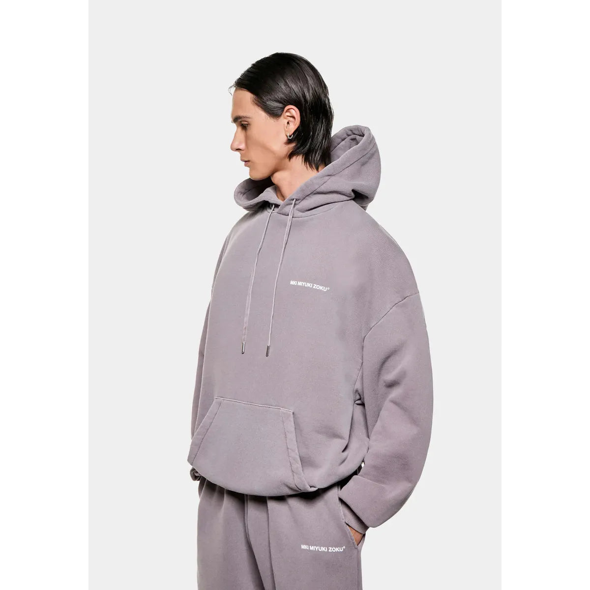 MKI PIGMENT RAISIN UNIFORM HOODY