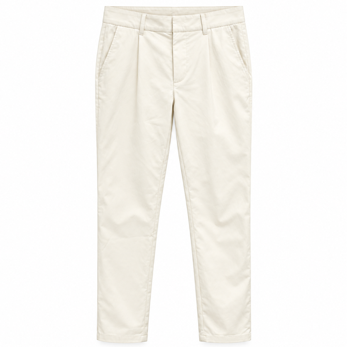 NOBL Grayson Chino Trousers in Stone