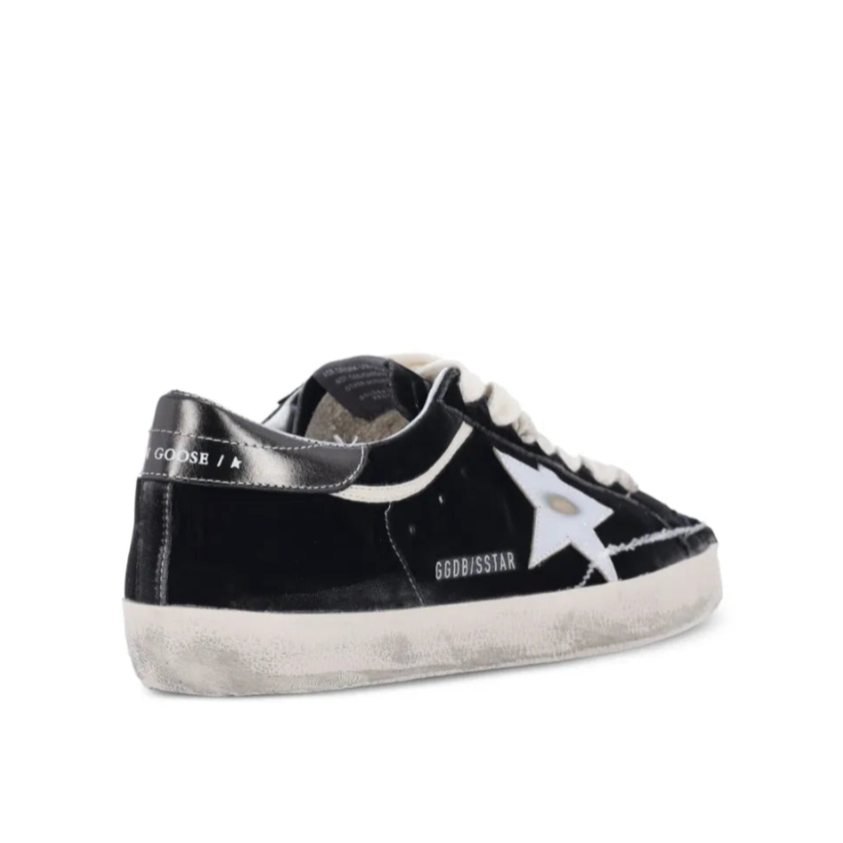 Golden Goose Dark Grey/Silver Super-Star Sneakers