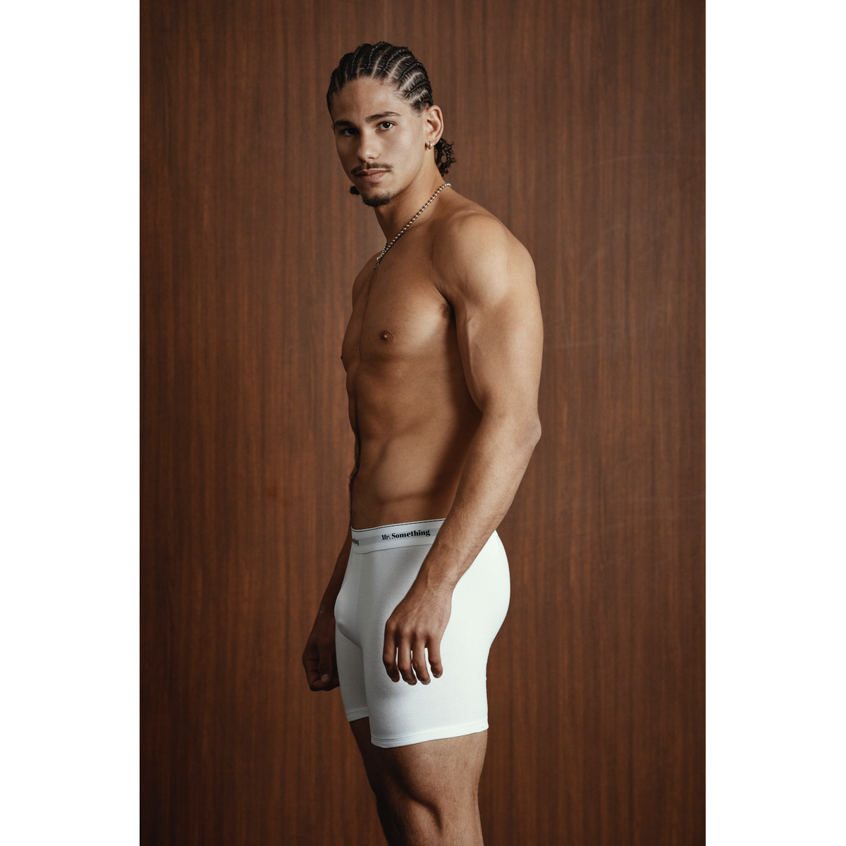 Mr.Something Brief Boxers White Pack