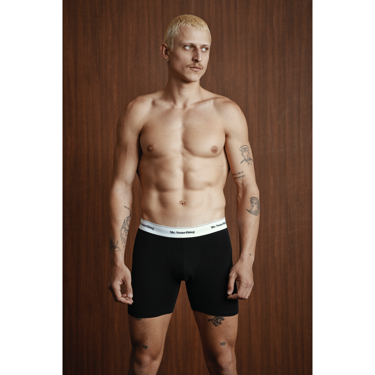 Mr.Something Brief Boxers Black Pack