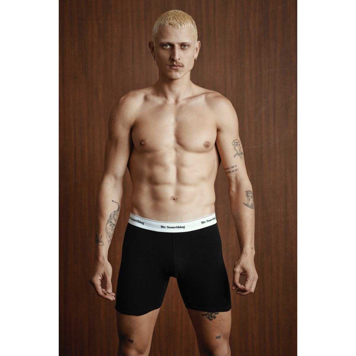 Mr.Something Brief Boxers Black Pack