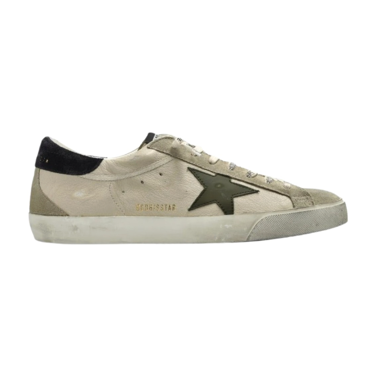 Golden Goose Super Star Nappa Upper Suede Toe Heel And Spur Leather Star