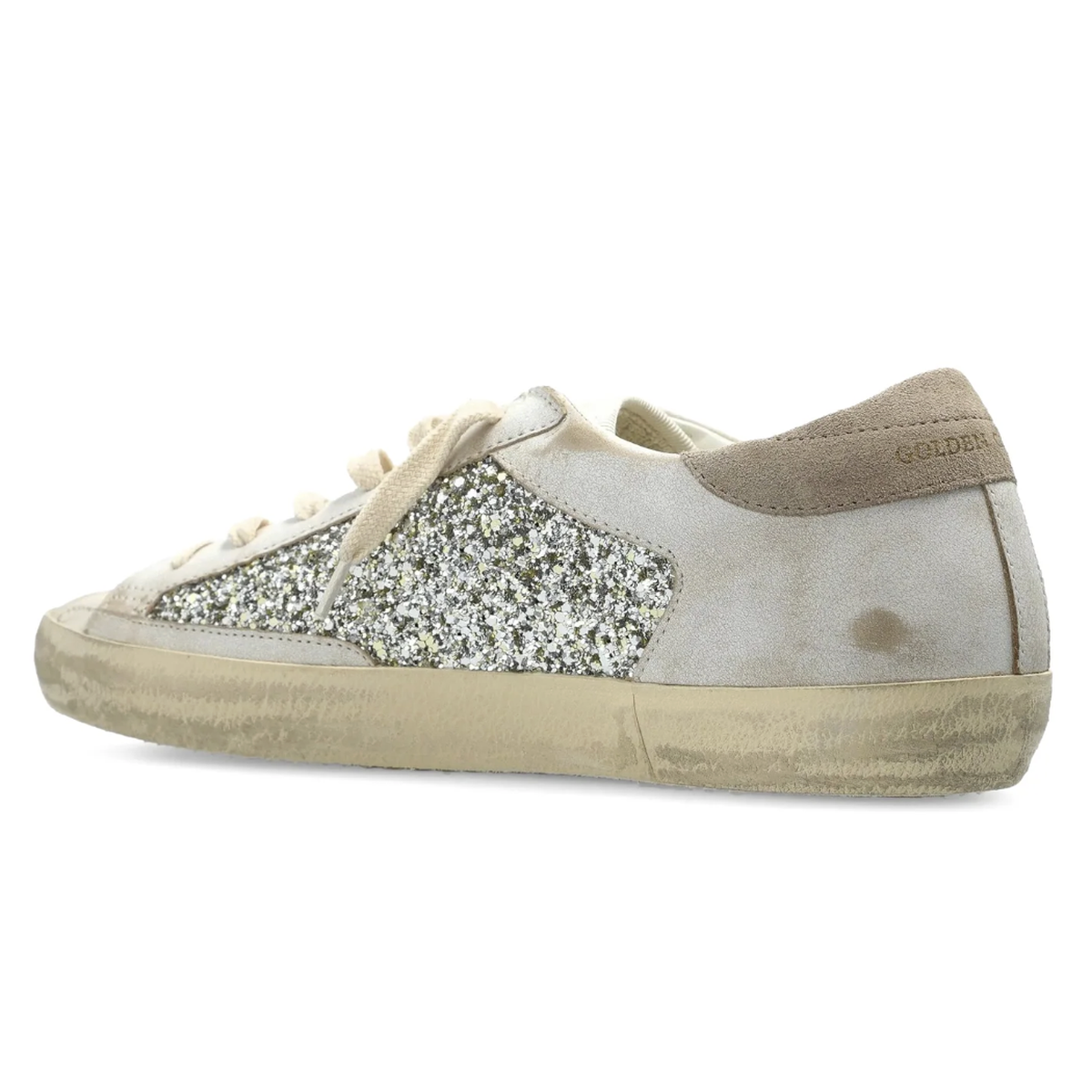Golden Goose Super Star Sneakers With Glitter Details