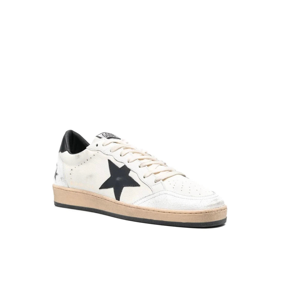 Golden Goose White/Black Ballstar Women Sneakers