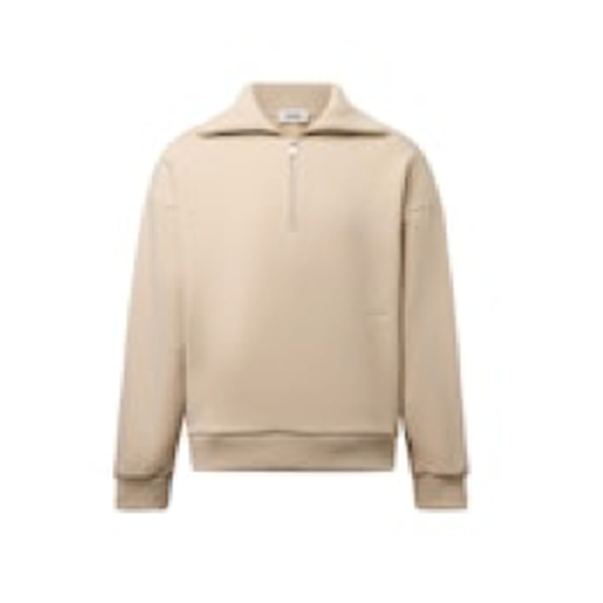 Drykorn Kailep Beige Half Zip Sweatshirt