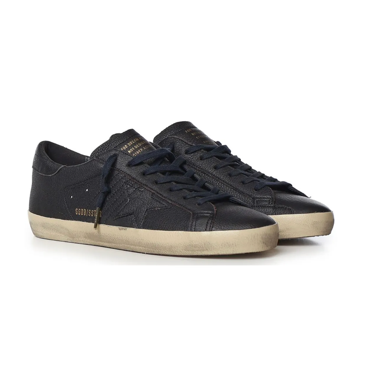 Golden Goose Super Star Leather Upper Star And Heel