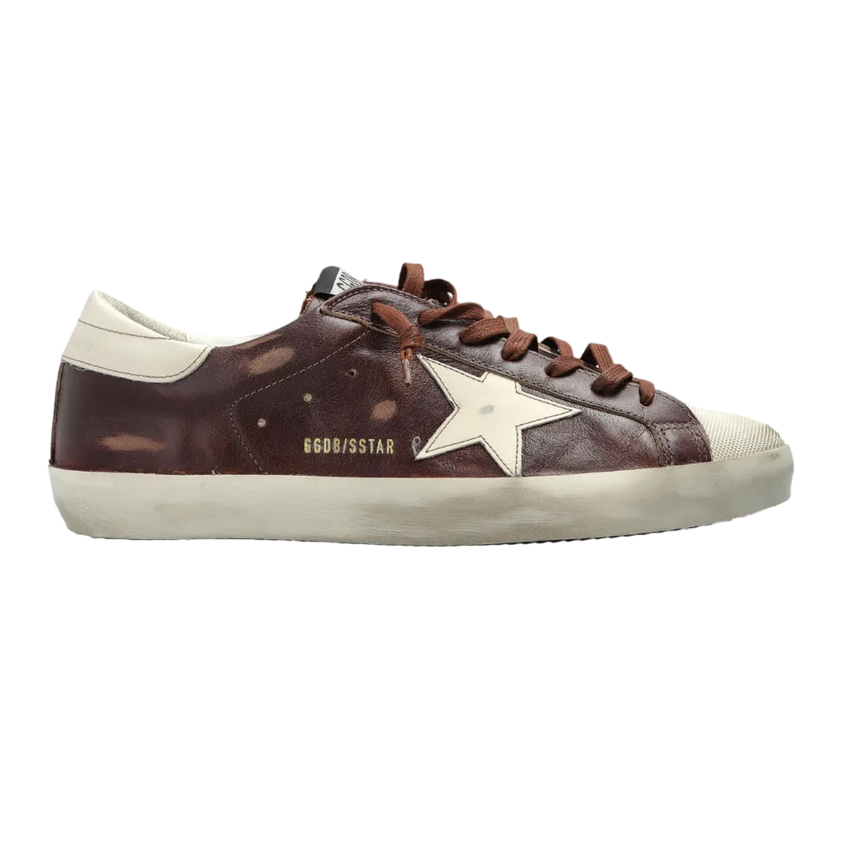 Golden Goose Super Star Vintage Leather Upper Leather Star And Heel Rubber Toe