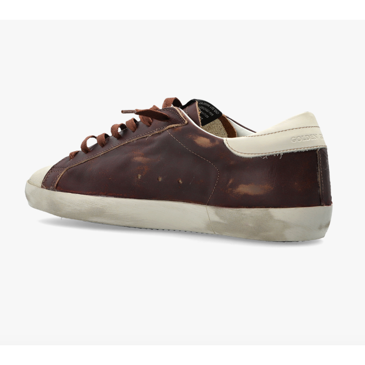 Golden Goose Super Star Vintage Leather Upper Leather Star And Heel Rubber Toe