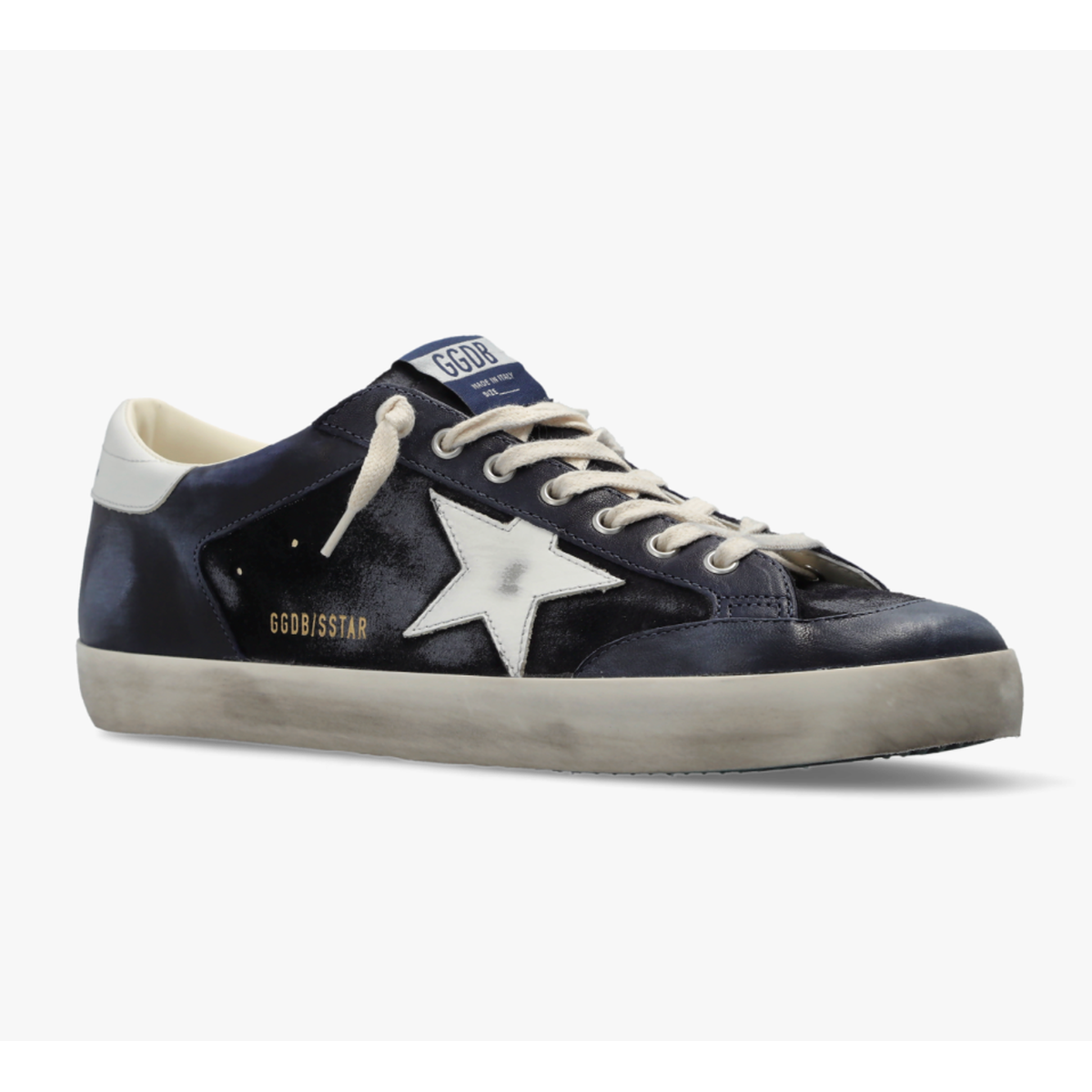 Golden Goose Super Star Suede And Nappa Upper Nappa Penstar Leather Star And Heel