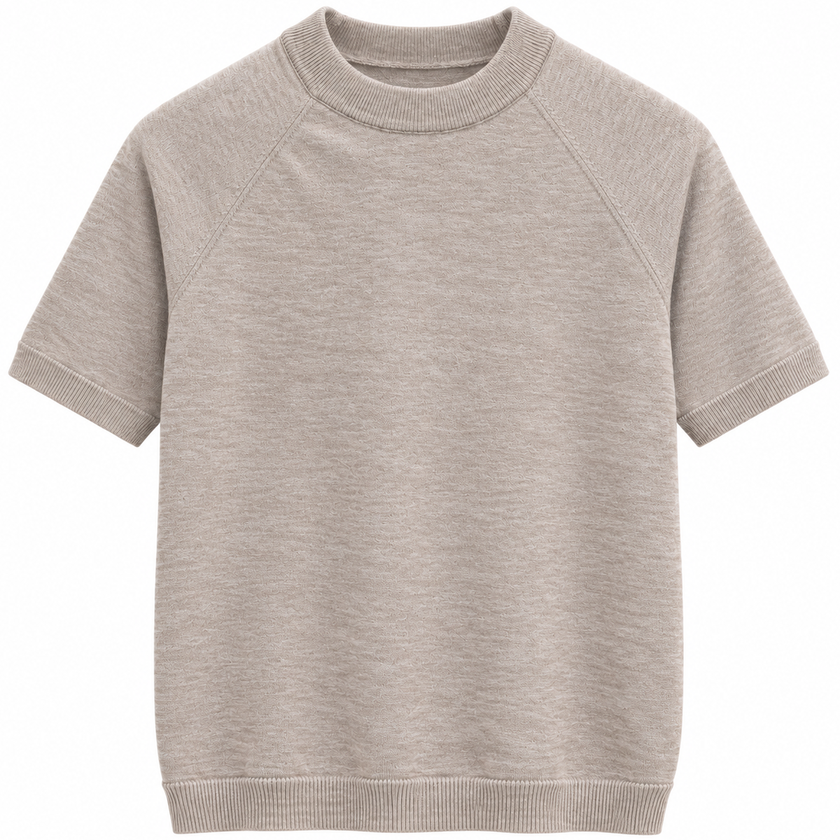 NOBL Archer Knit Top in Light Taupe