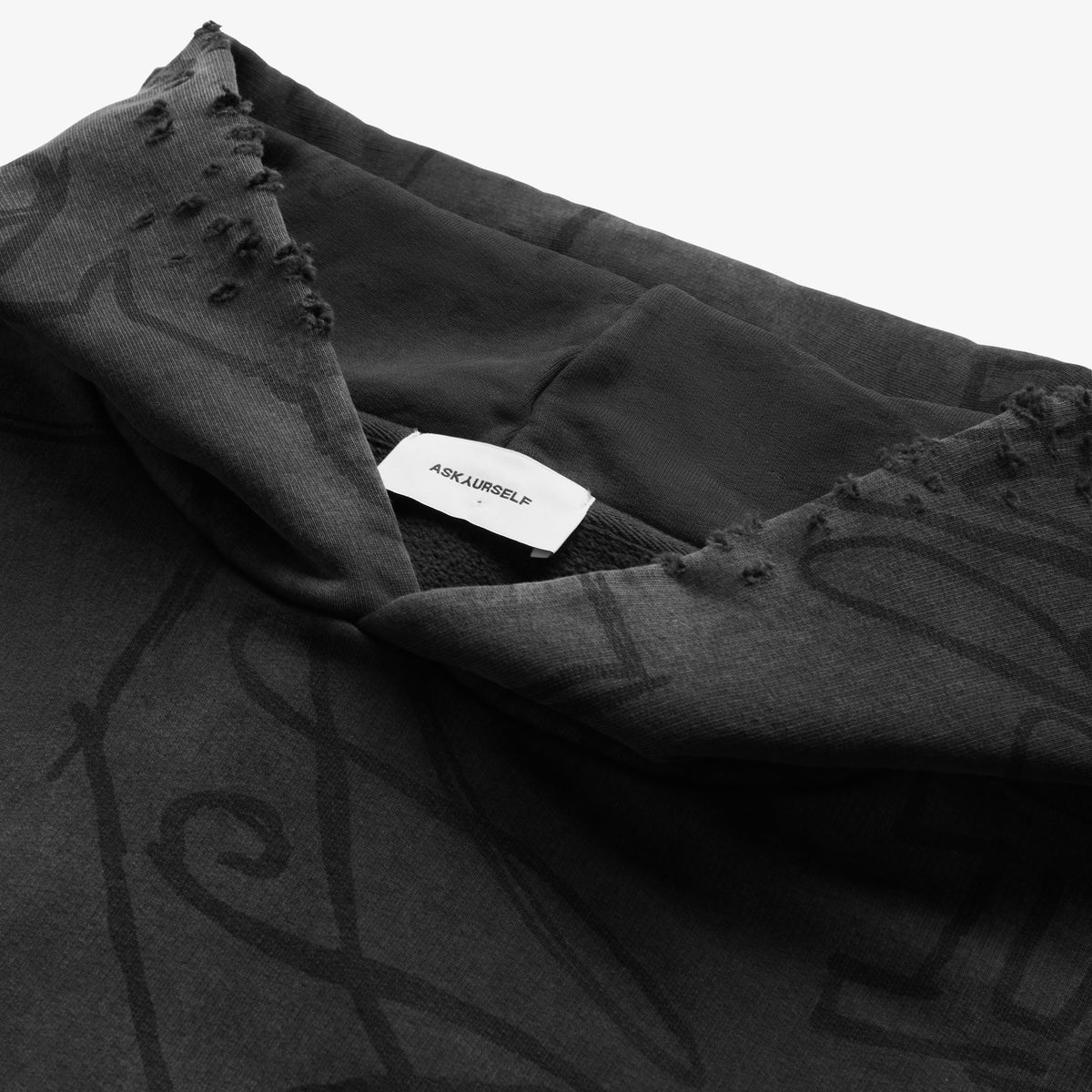 ASKYURSELF - SCRIBBLE VINTAGE HOODIE