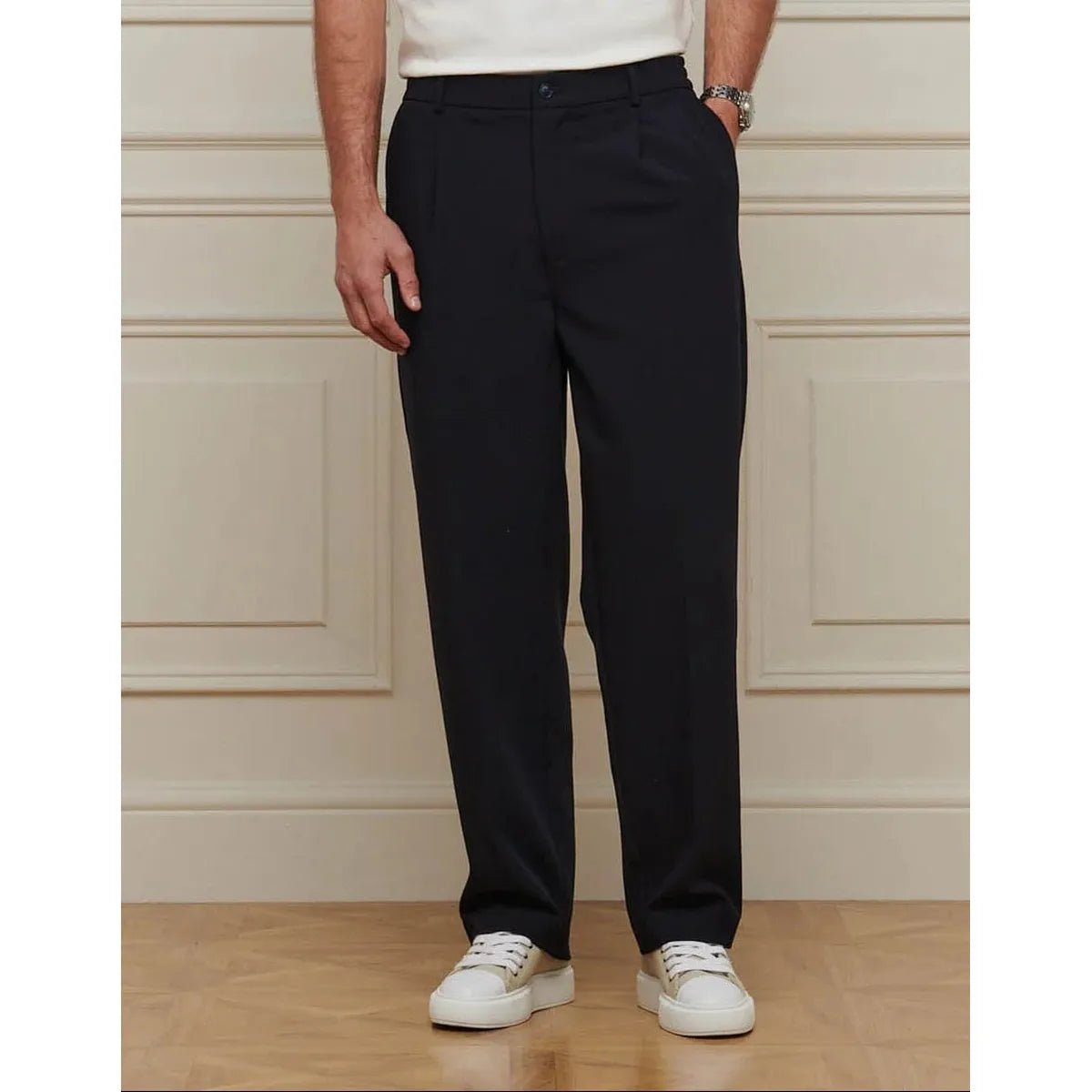 Belier Gaston Relaxed Fit Trouser - Black