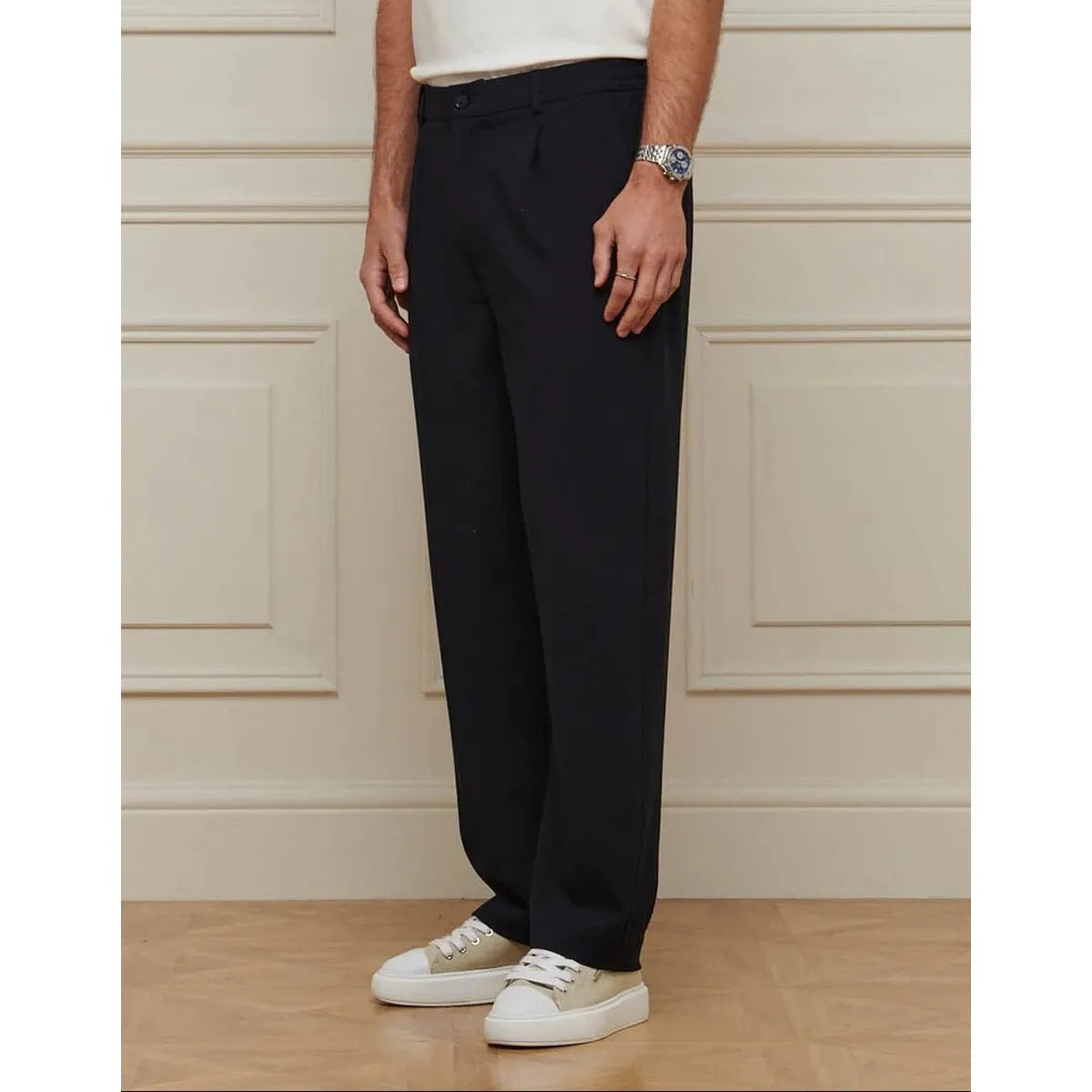 Belier Gaston Relaxed Fit Trouser - Black