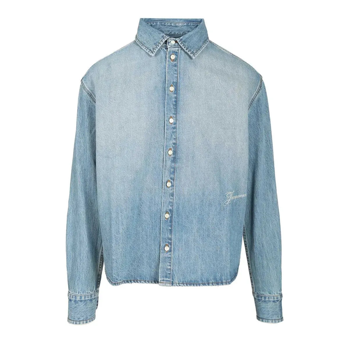 Jacquemus Blue Denim Shirt