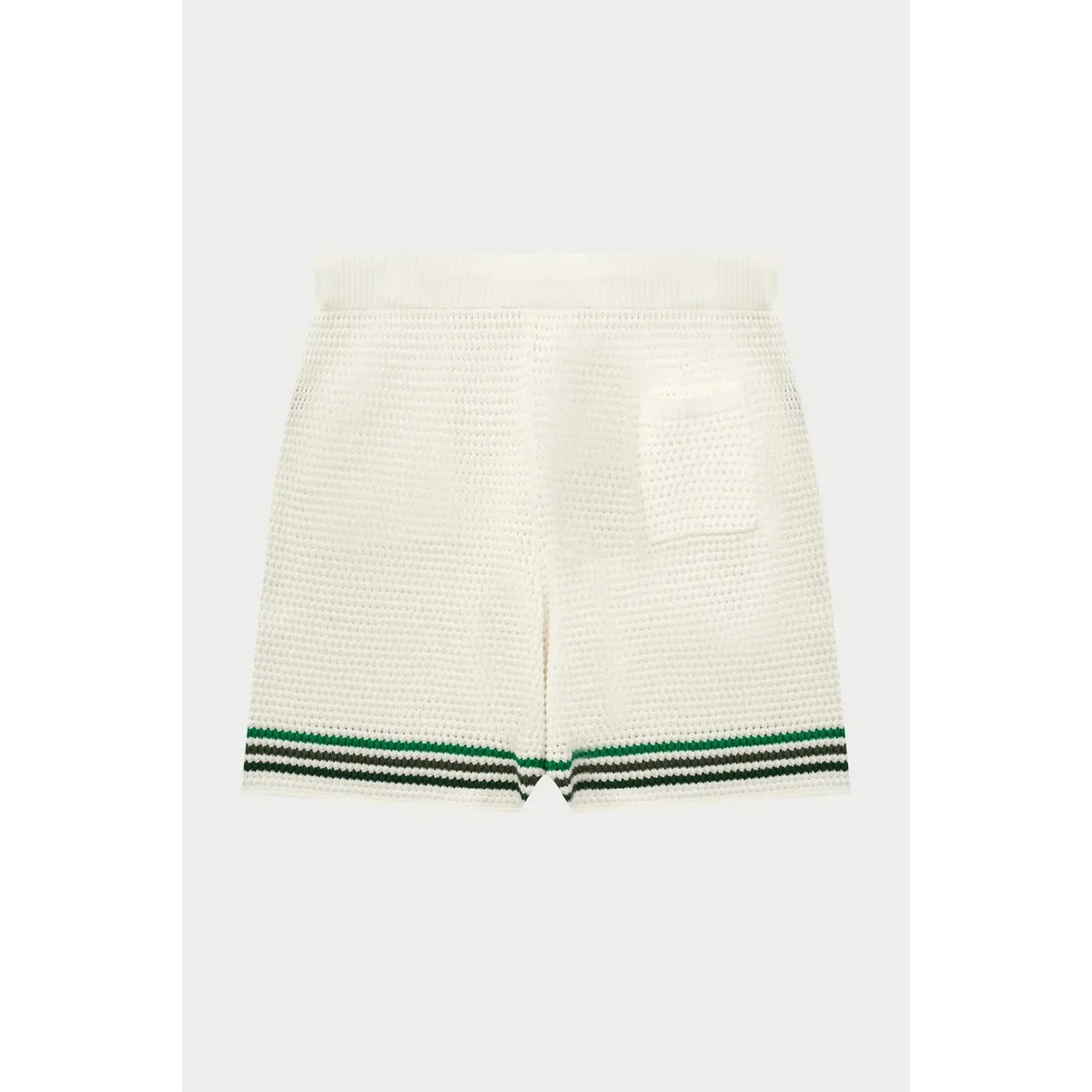The Couture Club Crochet Knitted White Shorts