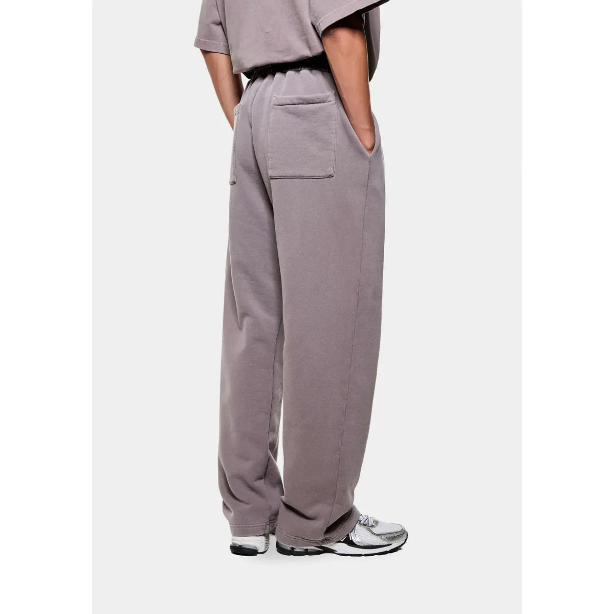 MKI PIGMENT RAISIN UNIFORM WIDE LEG JOGGERS