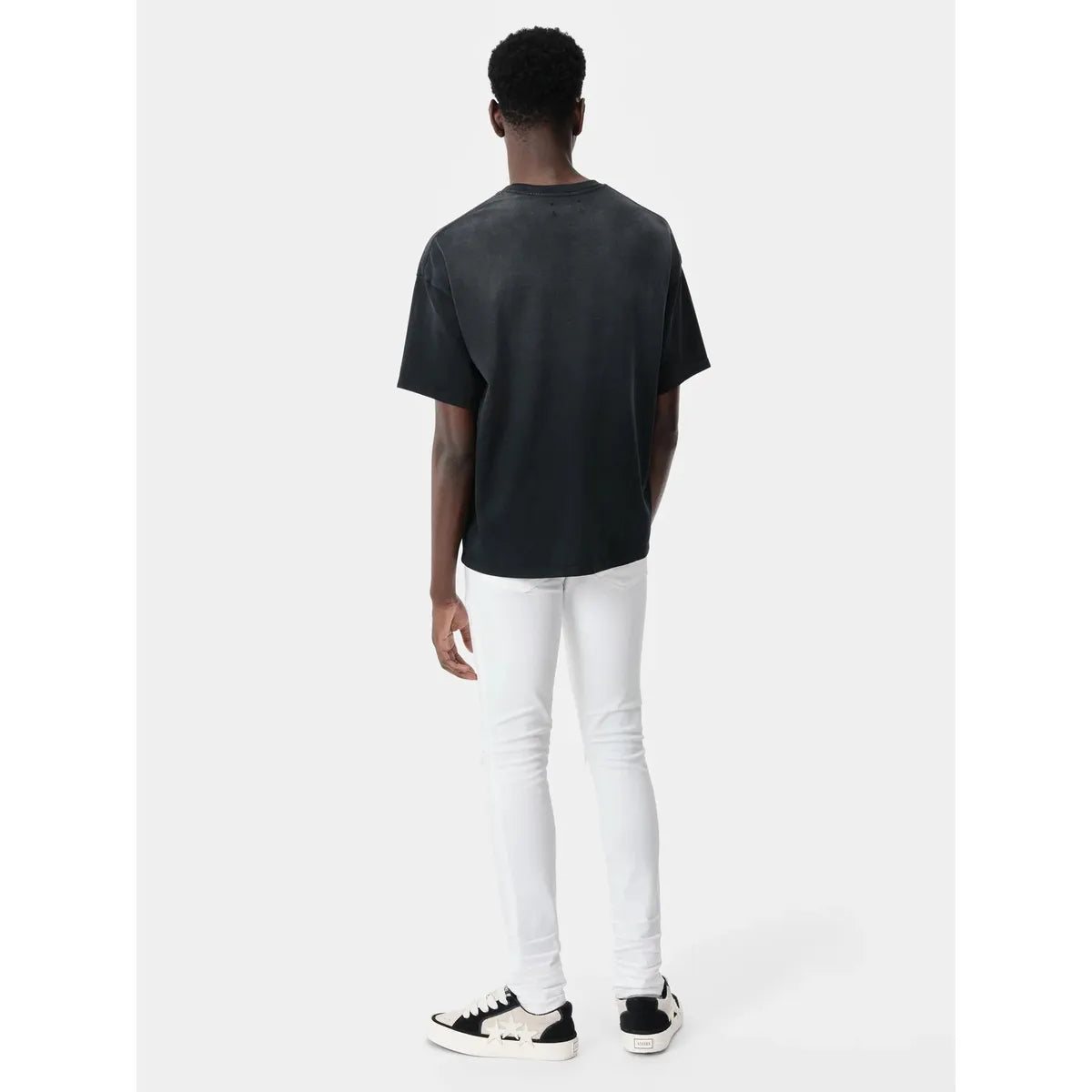 Amiri Skinny White Ripped Jeans