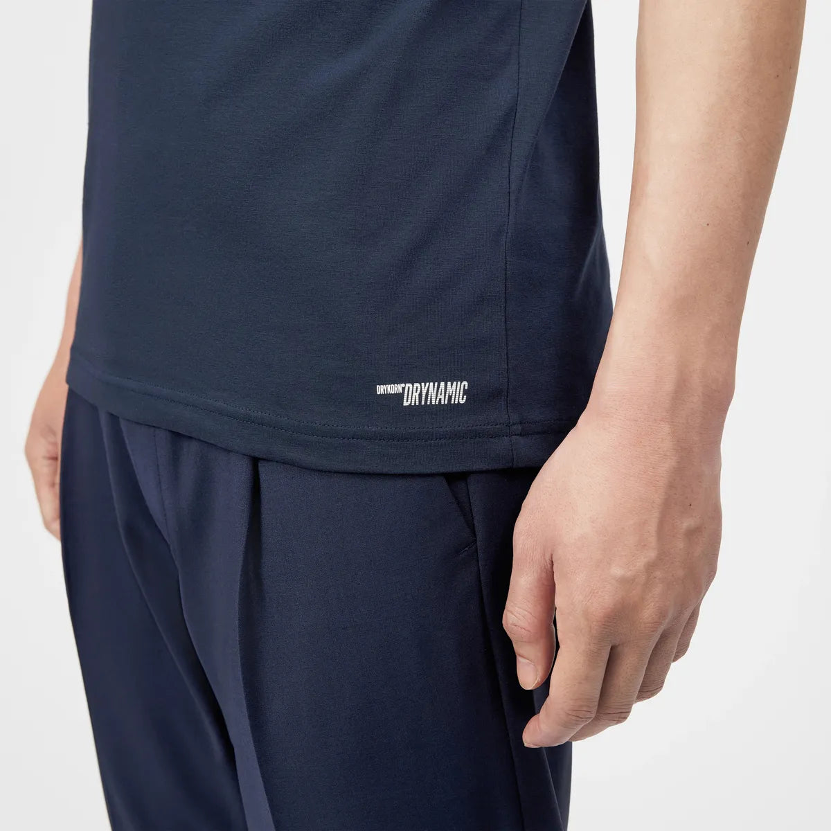 Drykorn Anton Navy Fitted T shirt