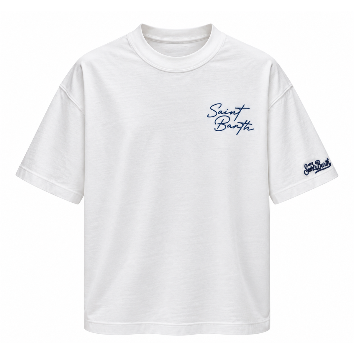 MC2 Saint Barth Delmar Embroidered T-Shirt in Gentleman Dogs