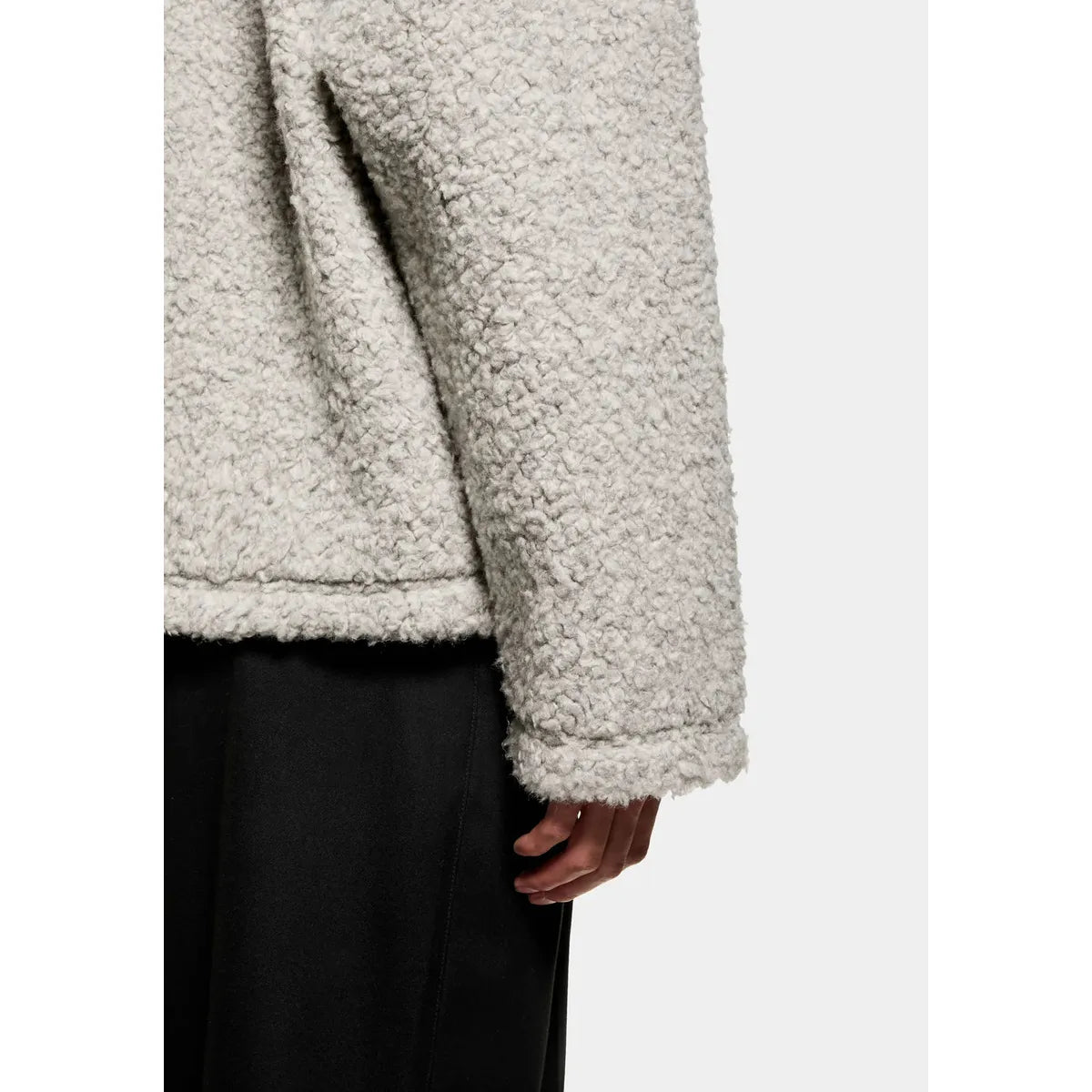 MKI WOOL FLEECE TRACK OATMEAL JACKET