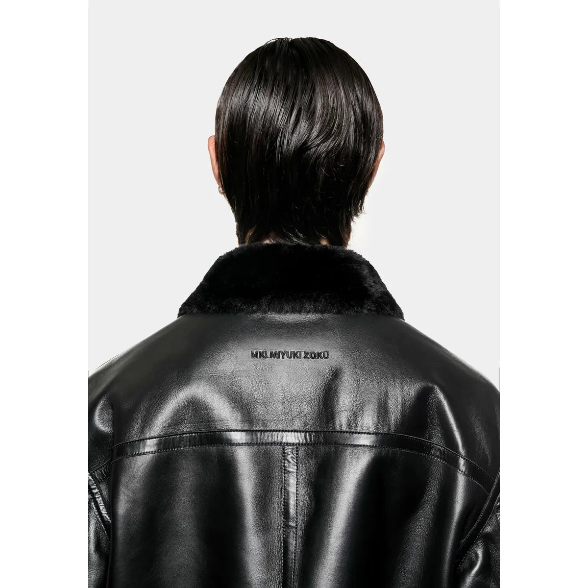 MKI V2 SHEARLING FLIGHT BLACK JACKET