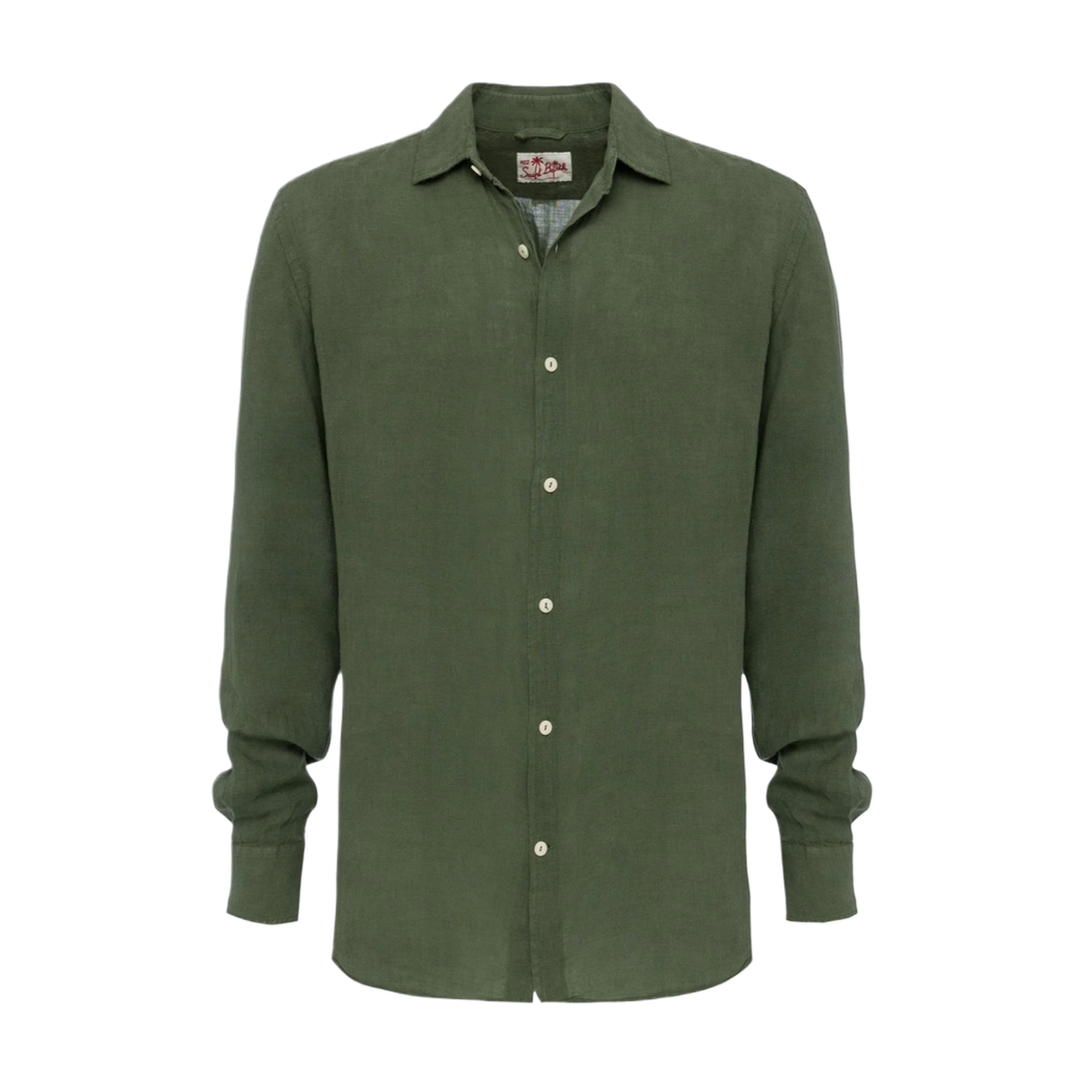 MC2 Military Green Linen Shirt Pamplona