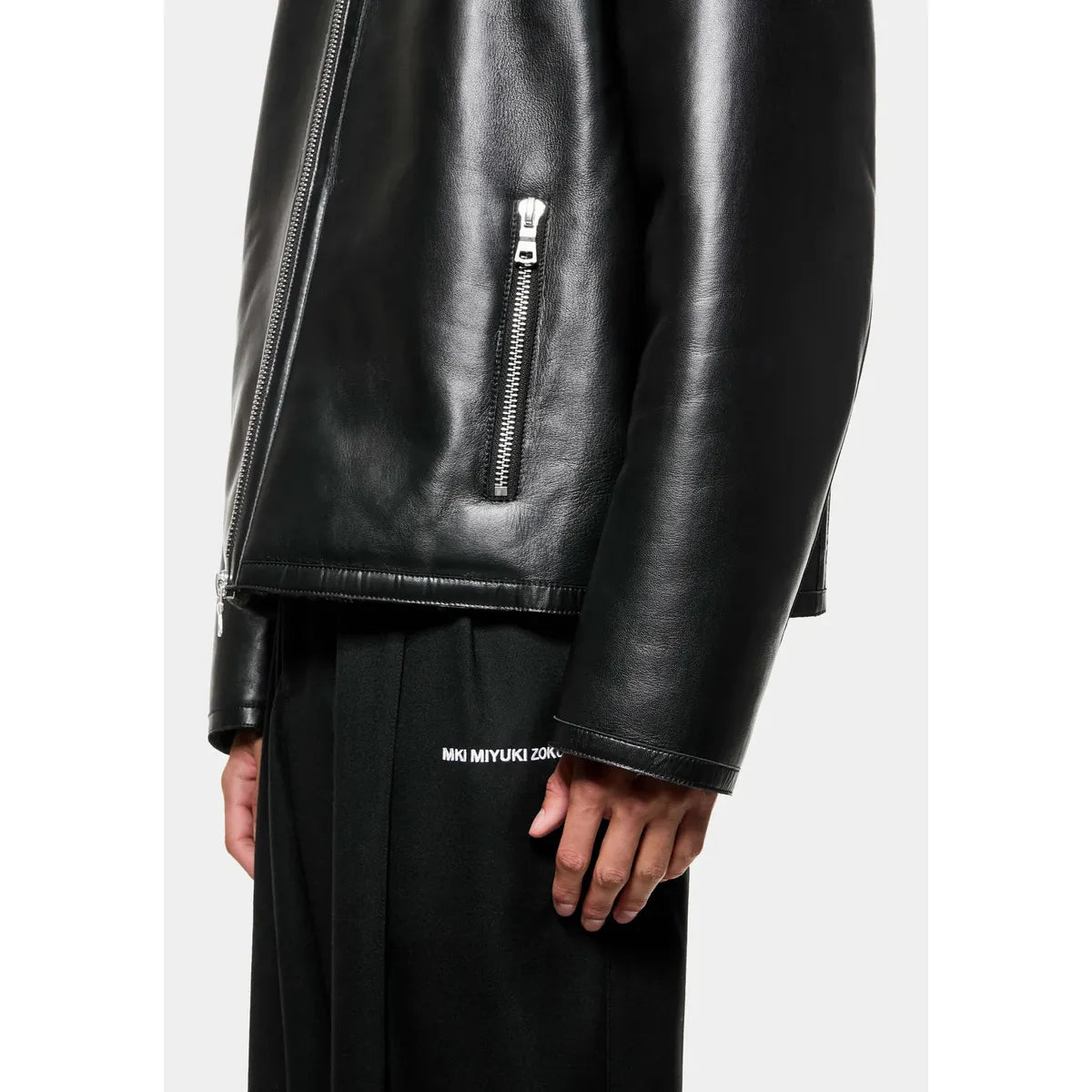 MKI V2 SHEARLING FLIGHT BLACK JACKET