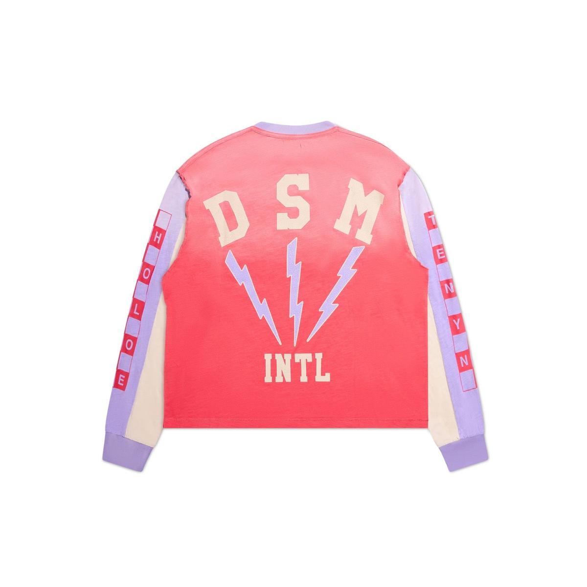 Diet Starts Monday Bolt Panel Long Sleeve-Red/Purple
