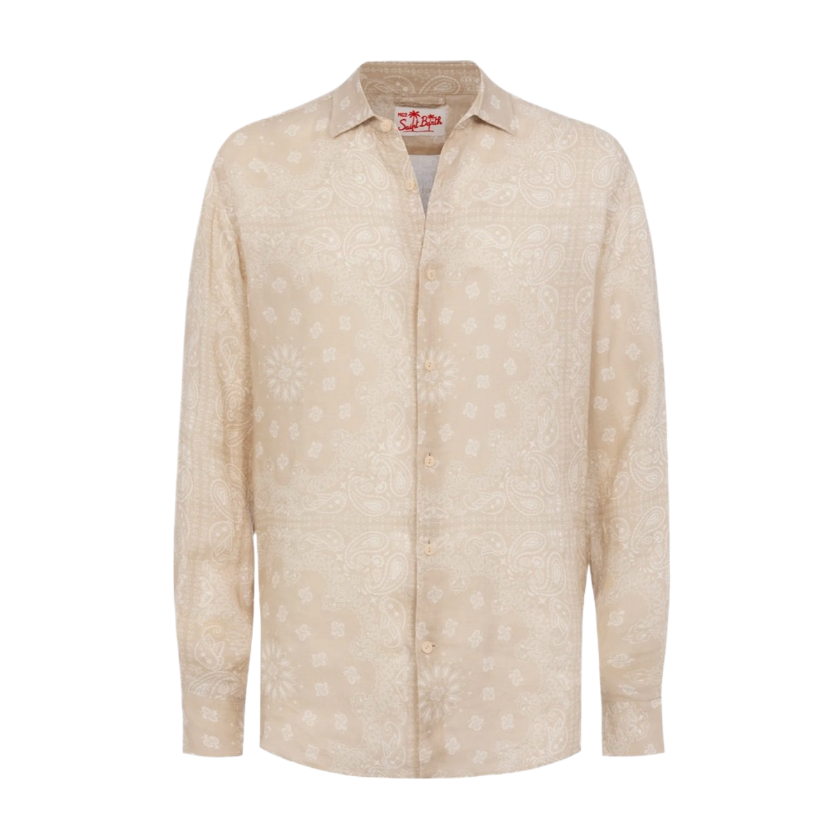 MC2 Linen Shirt Pamplona With Bandanna Print